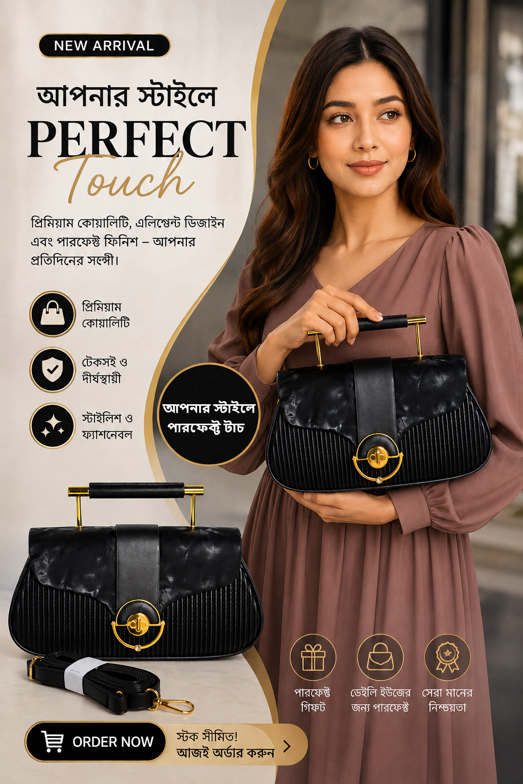 Trendy and premium handbag perfect touch to your style
