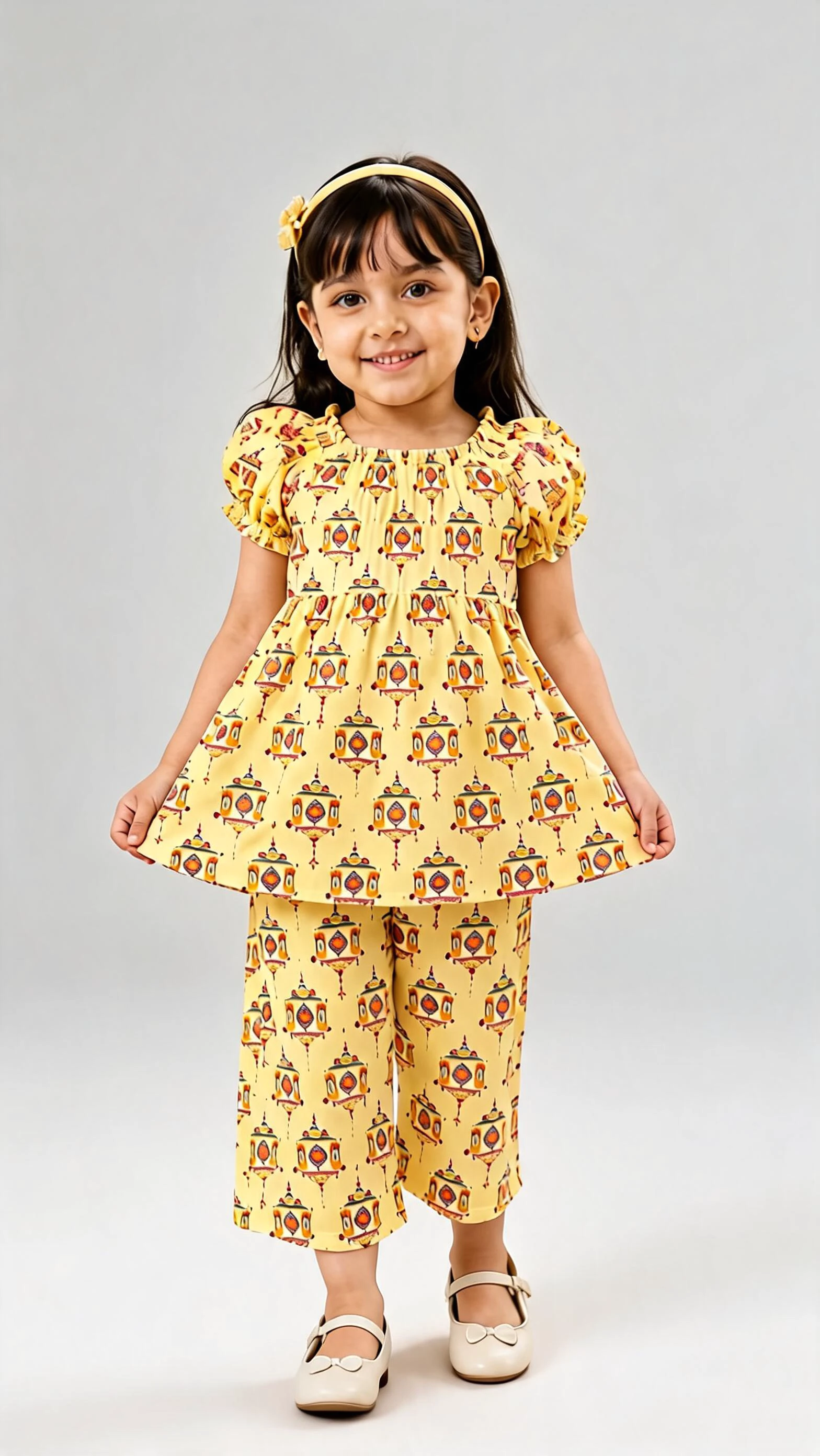 Girls Fancy Co-Ord Set  1 Piece Tops and 1 Piece Pant